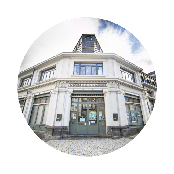 Vue de La Jetée en médaillon